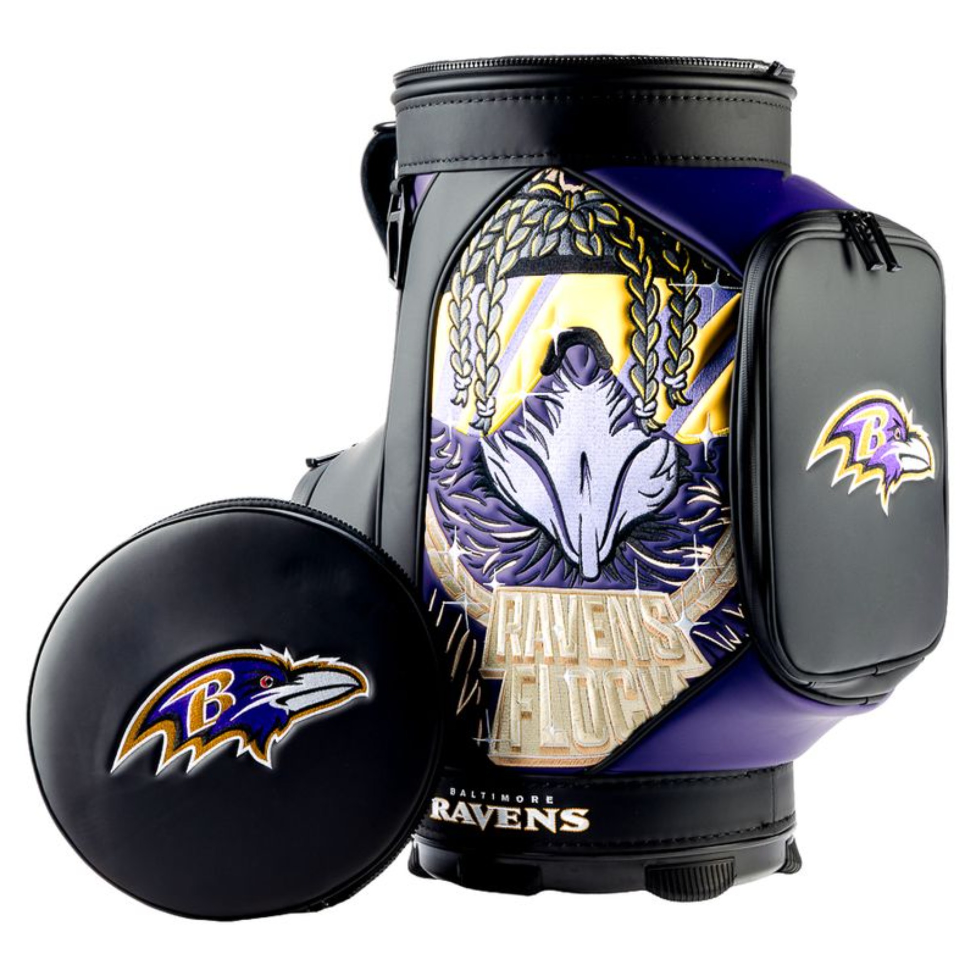 SWAG Golf Baltimore Ravens Den Caddy Cooler