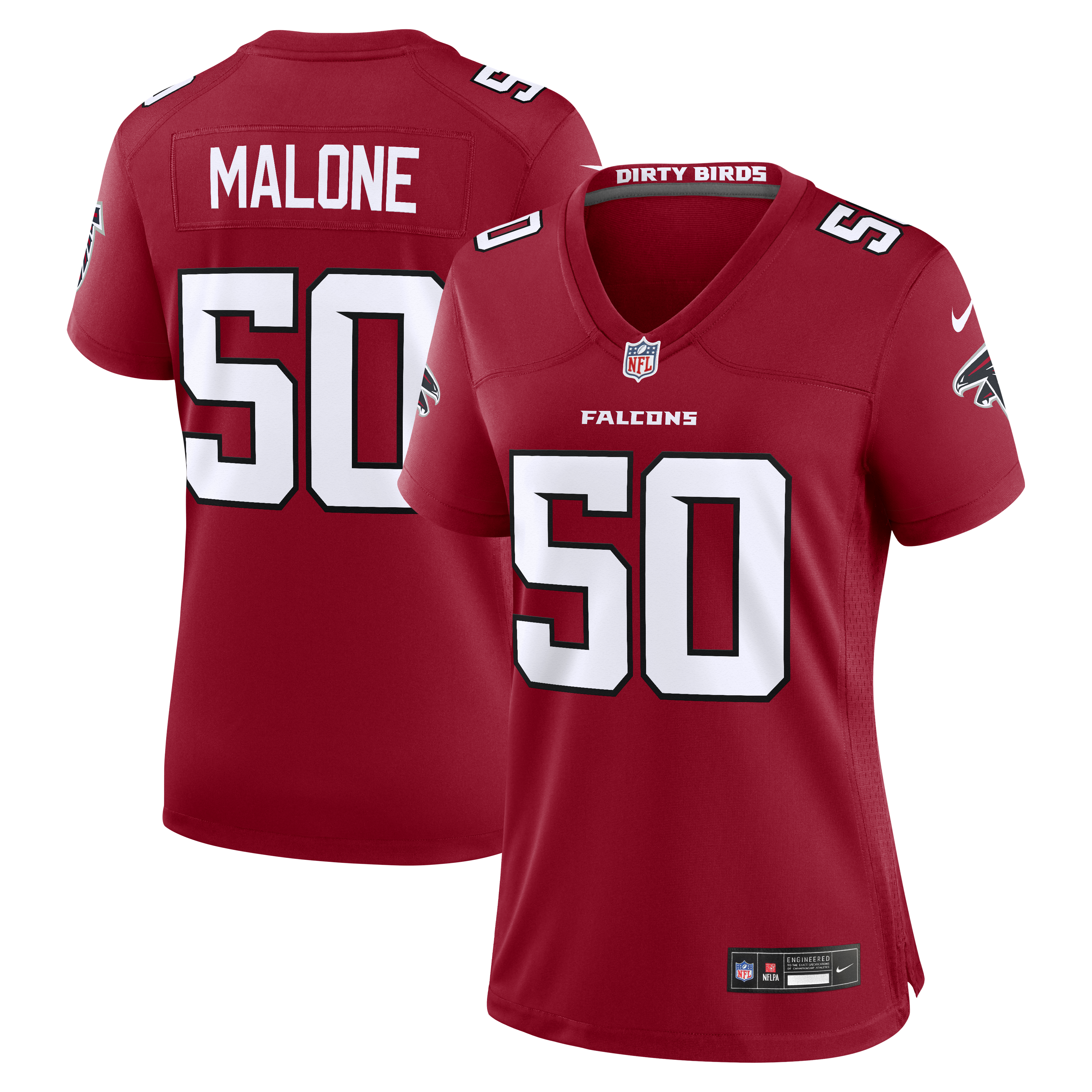 Women’s Nike Deangelo Malone Red Atlanta Falcons Team Game Jersey Women’s Nike Deangelo Malone Red Atlanta Falcons Team Game Jersey