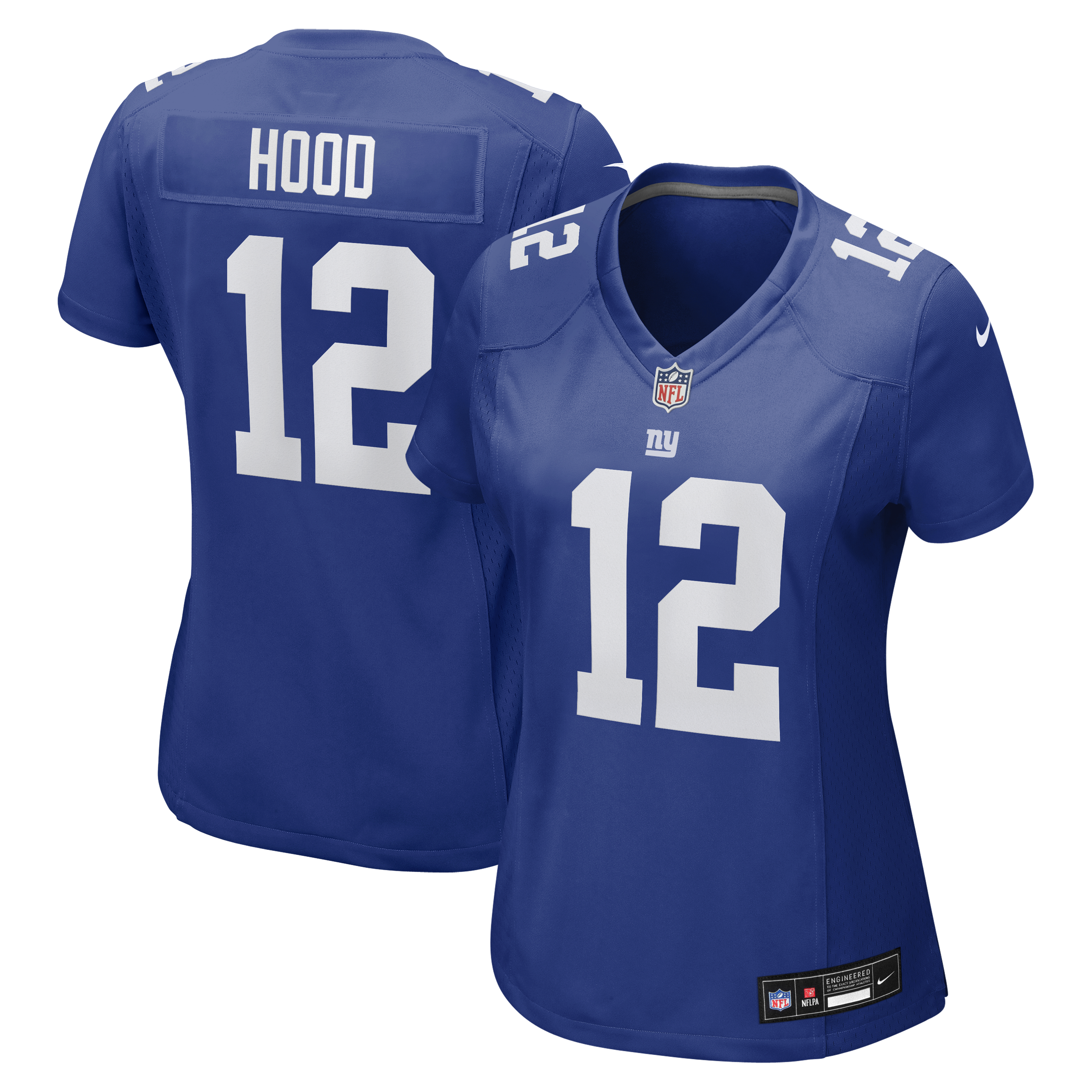 Women's Nike Colton Hood Royal New York Giants Team Game Jersey