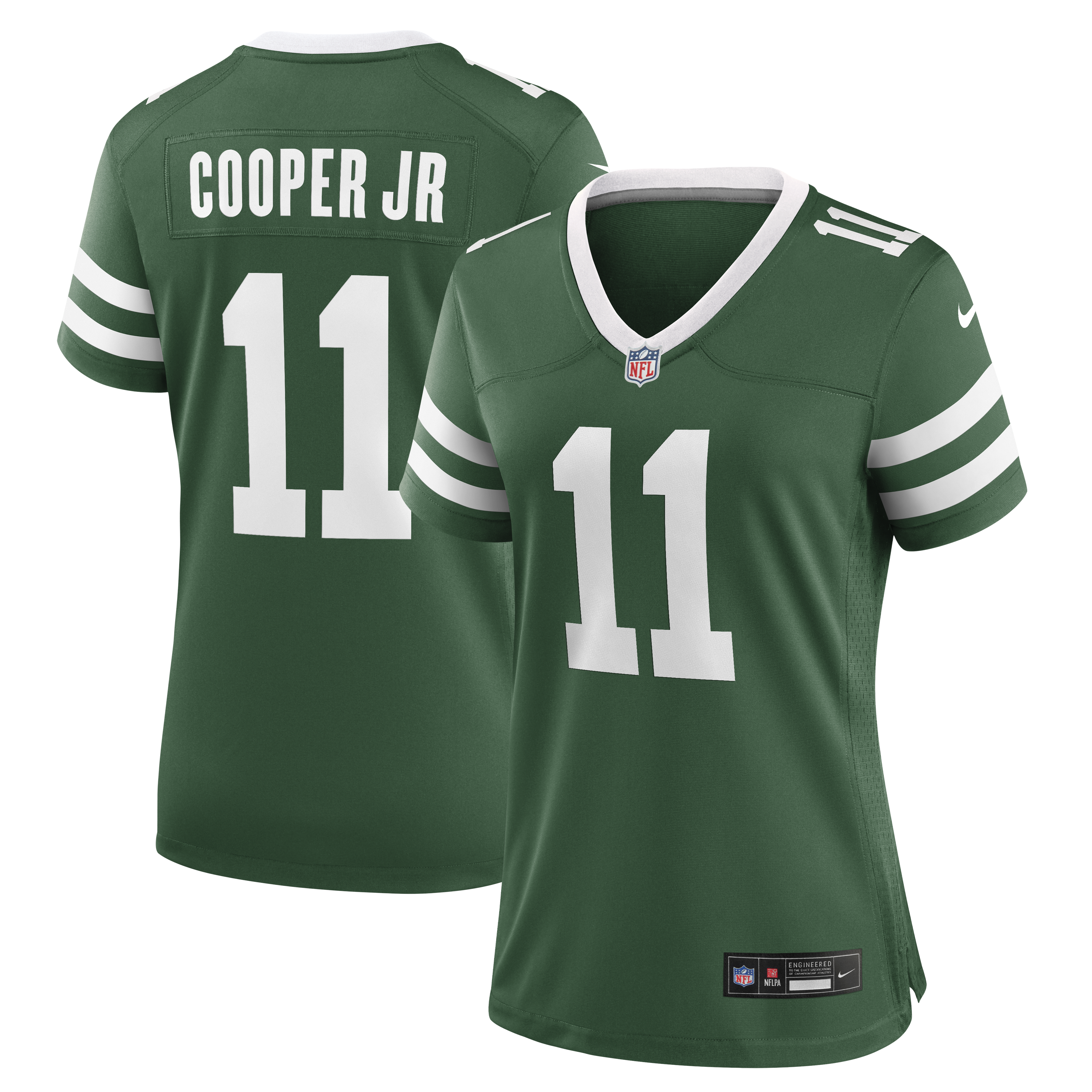Women's Nike Omar Cooper Jr. Legacy Green New York Jets Team Game Jersey