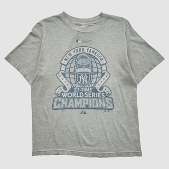 World Series Alstyle 2009 T-shirt - Heather Gray - S by Fanatics Real Vintage