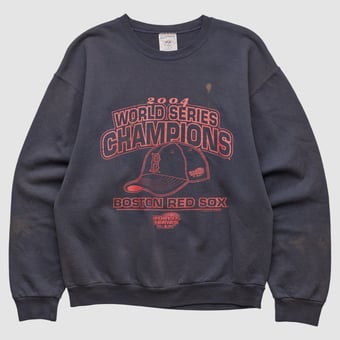World Series Jerzees 2004 Pullover Sweatshirt - Navy - XS by Fanatics Real Vintage