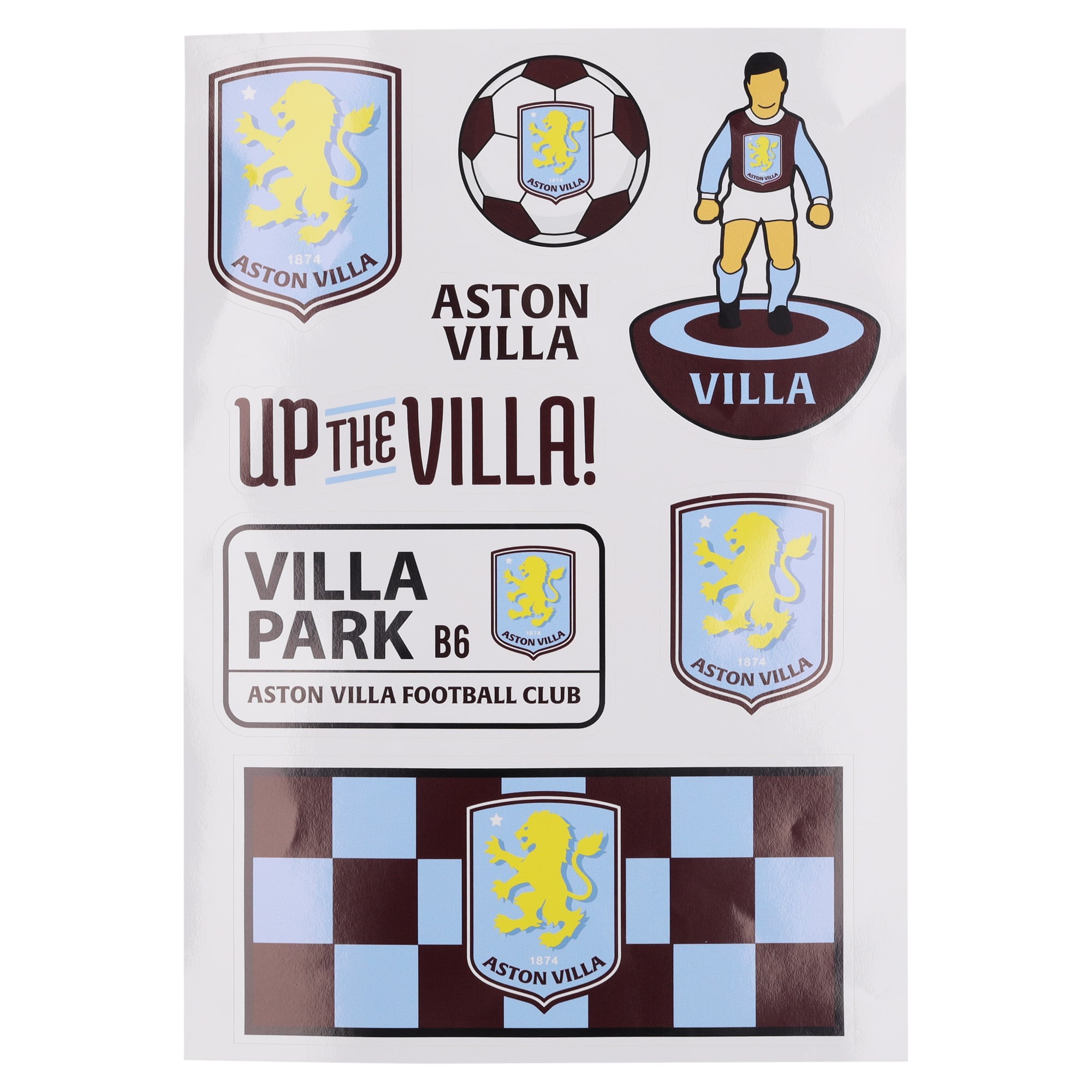 Aston Villa Stickerbogen