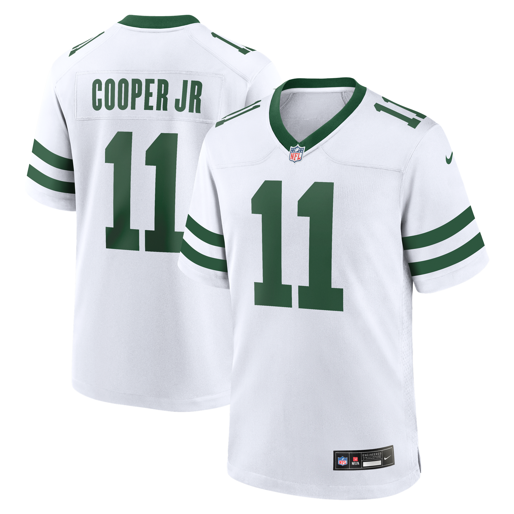 Camiseta Nike Game de la 2ª equipación del New York Jets - Blanco - Omar Cooper Jr. - Hombre