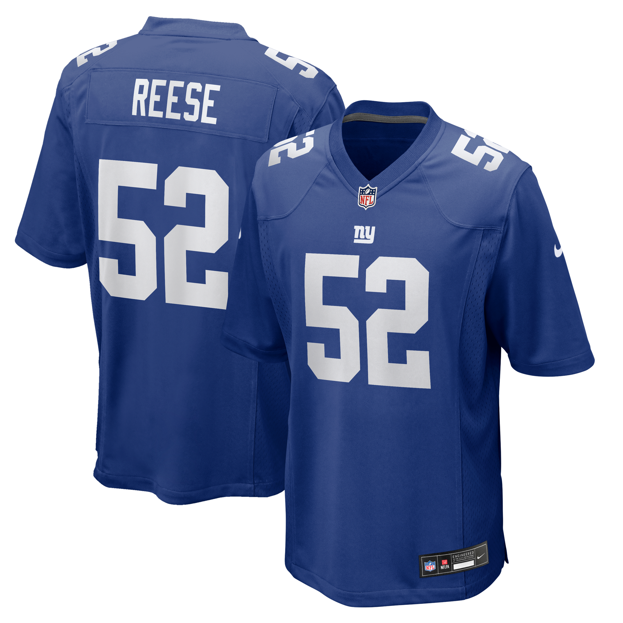 Camiseta Nike Game de la 1ª equipación del New York Giants - Azul royal - Arvell Reese - Hombre