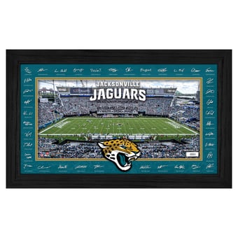 Highland Mint Jacksonville Jaguars 12" x 20" 2026 Signature Gridiron Panoramic Framed Photo