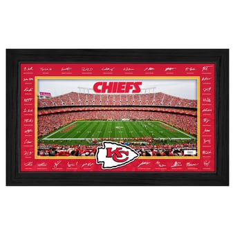 Highland Mint Kansas City Chiefs 12" x 20" 2026 Signature Gridiron Panoramic Framed Photo