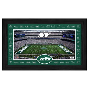 Highland Mint New York Jets 12" x 20" 2026 Signature Gridiron Panoramic Framed Photo