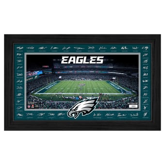 Highland Mint Philadelphia Eagles 12" x 20" 2026 Signature Gridiron Panoramic Framed Photo
