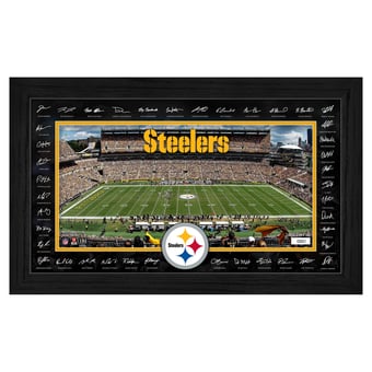 Highland Mint Pittsburgh Steelers 12" x 20" 2026 Signature Gridiron Panoramic Framed Photo