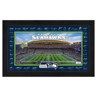 Highland Mint Seattle Seahawks 12" x 20" 2026 Signature Gridiron Panoramic Framed Photo