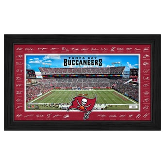 Highland Mint Tampa Bay Buccaneers 12" x 20" 2026 Signature Gridiron Panoramic Framed Photo