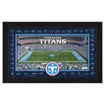 Highland Mint Tennessee Titans 12" x 20" 2026 Signature Gridiron Panoramic Framed Photo