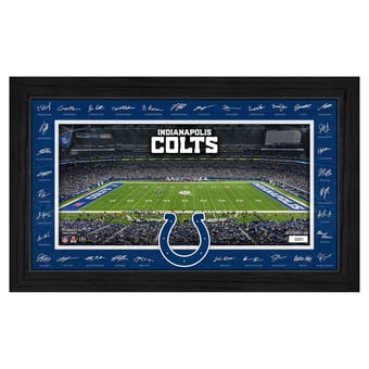 Highland Mint Indianapolis Colts 12" x 20" 2026 Signature Gridiron Panoramic Framed Photo
