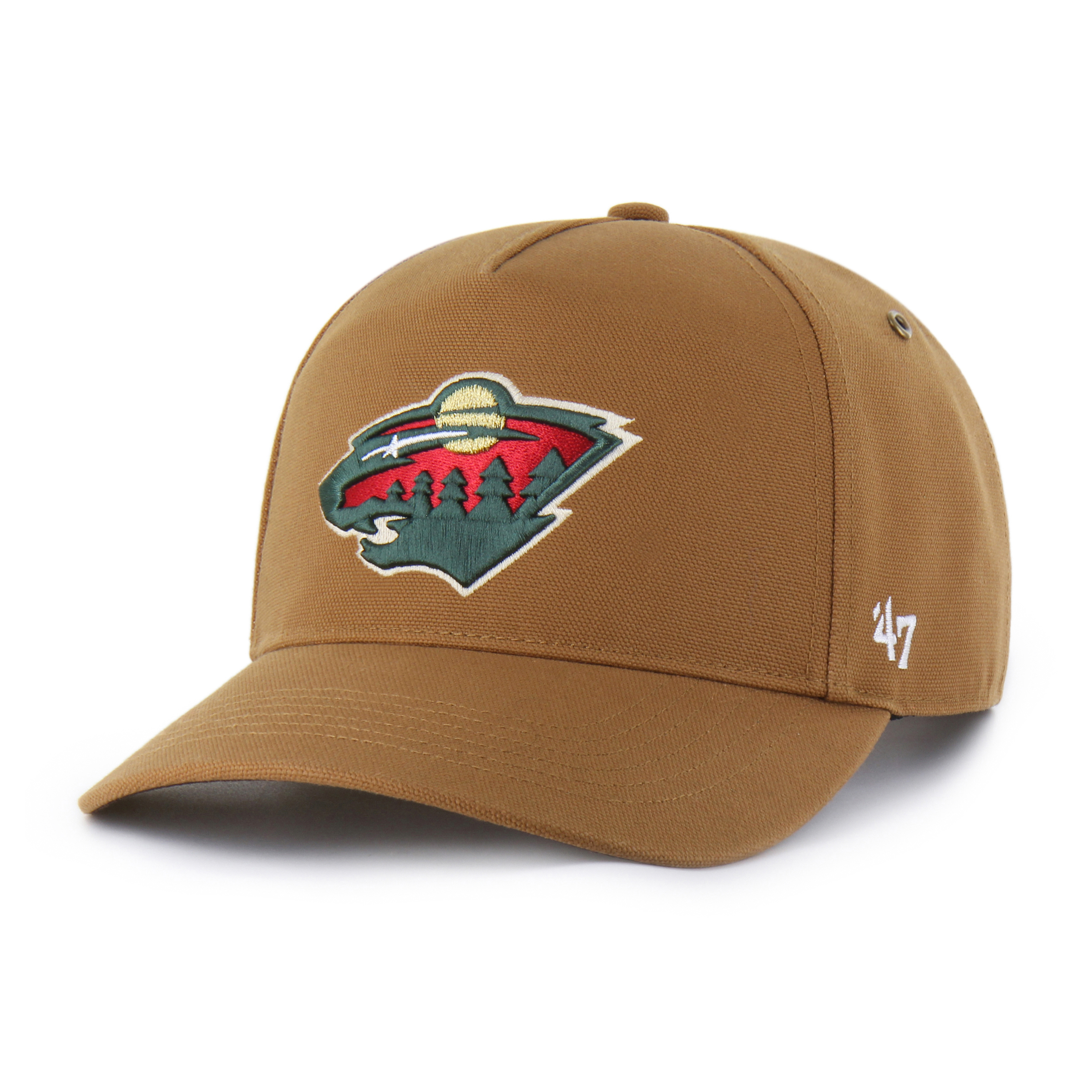 Men's '47 x Carhartt Brown Minnesota Wild Hitch Adjustable Hat