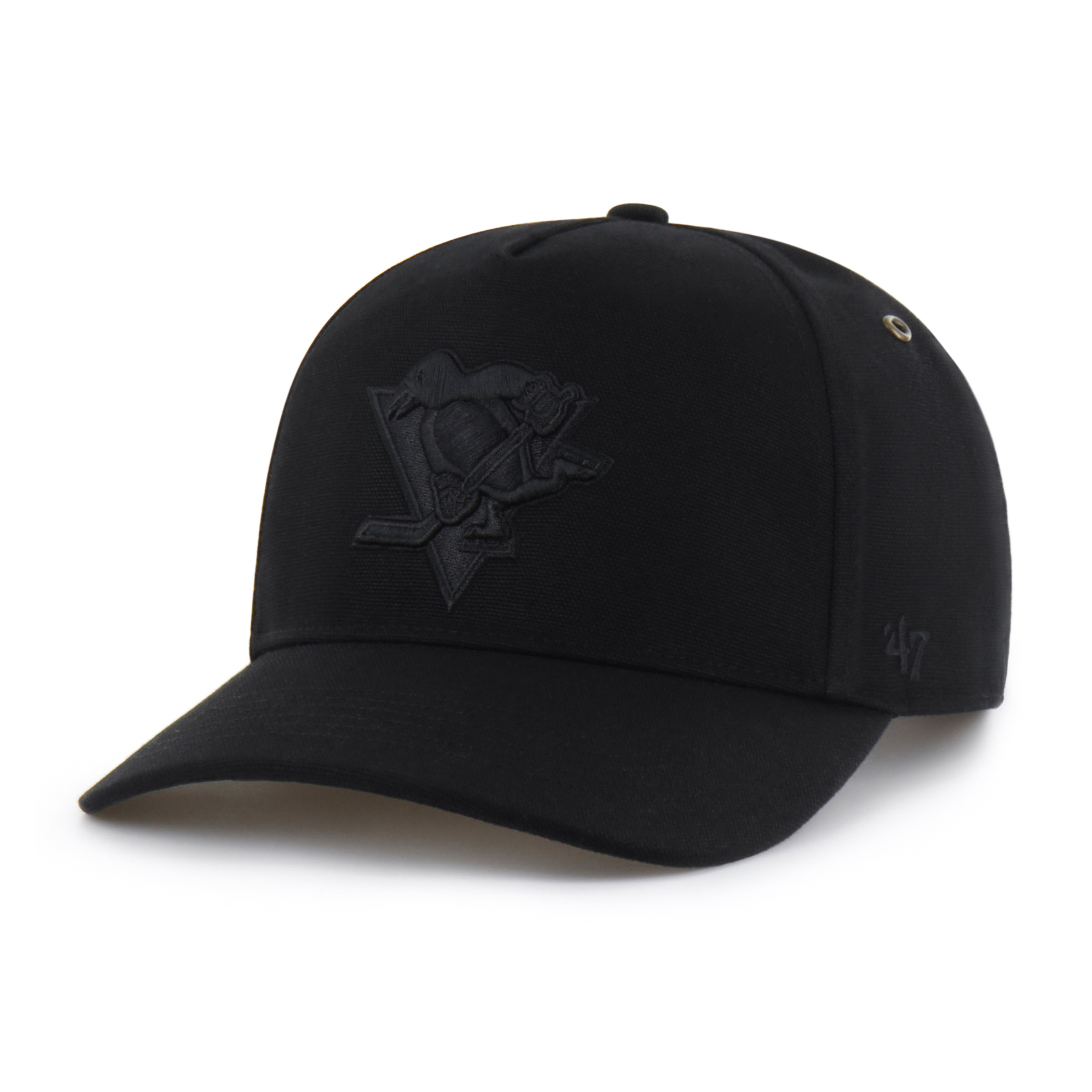 Men's '47 x Carhartt Black Pittsburgh Penguins Hitch Adjustable Hat