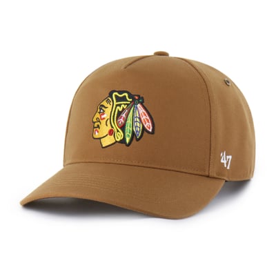 Men's '47 x Carhartt Brown Chicago Blackhawks Hitch Adjustable Hat
