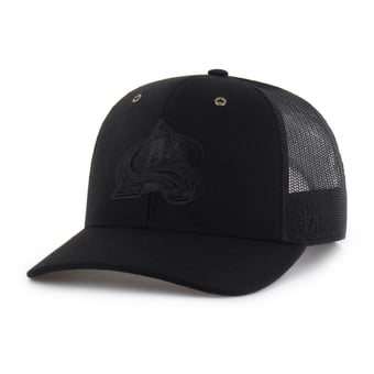 Men's '47 x Carhartt Black Colorado Avalanche Black Trucker Adjustable Hat