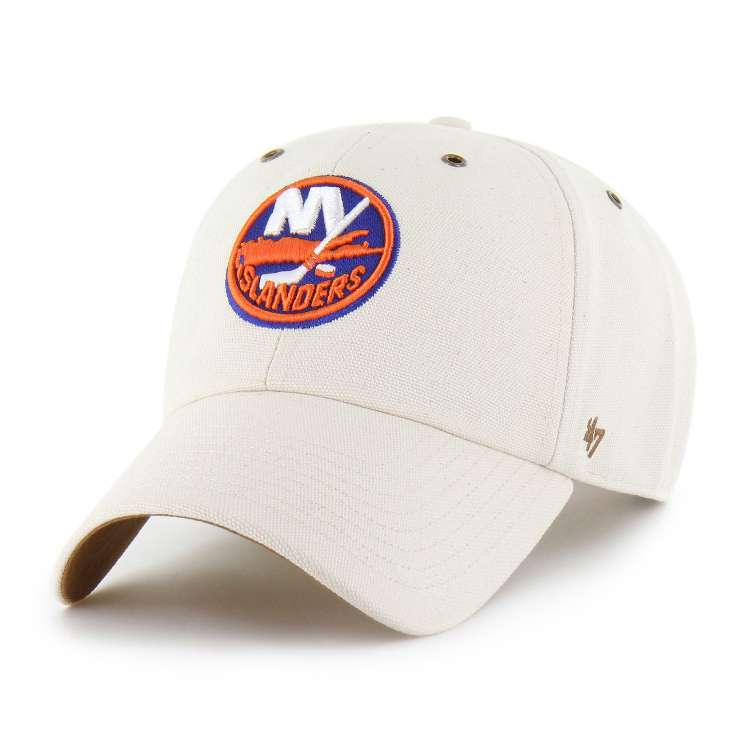 Men's '47 x Carhartt Cream New York Islanders Undyed Clean Up Adjustable Hat