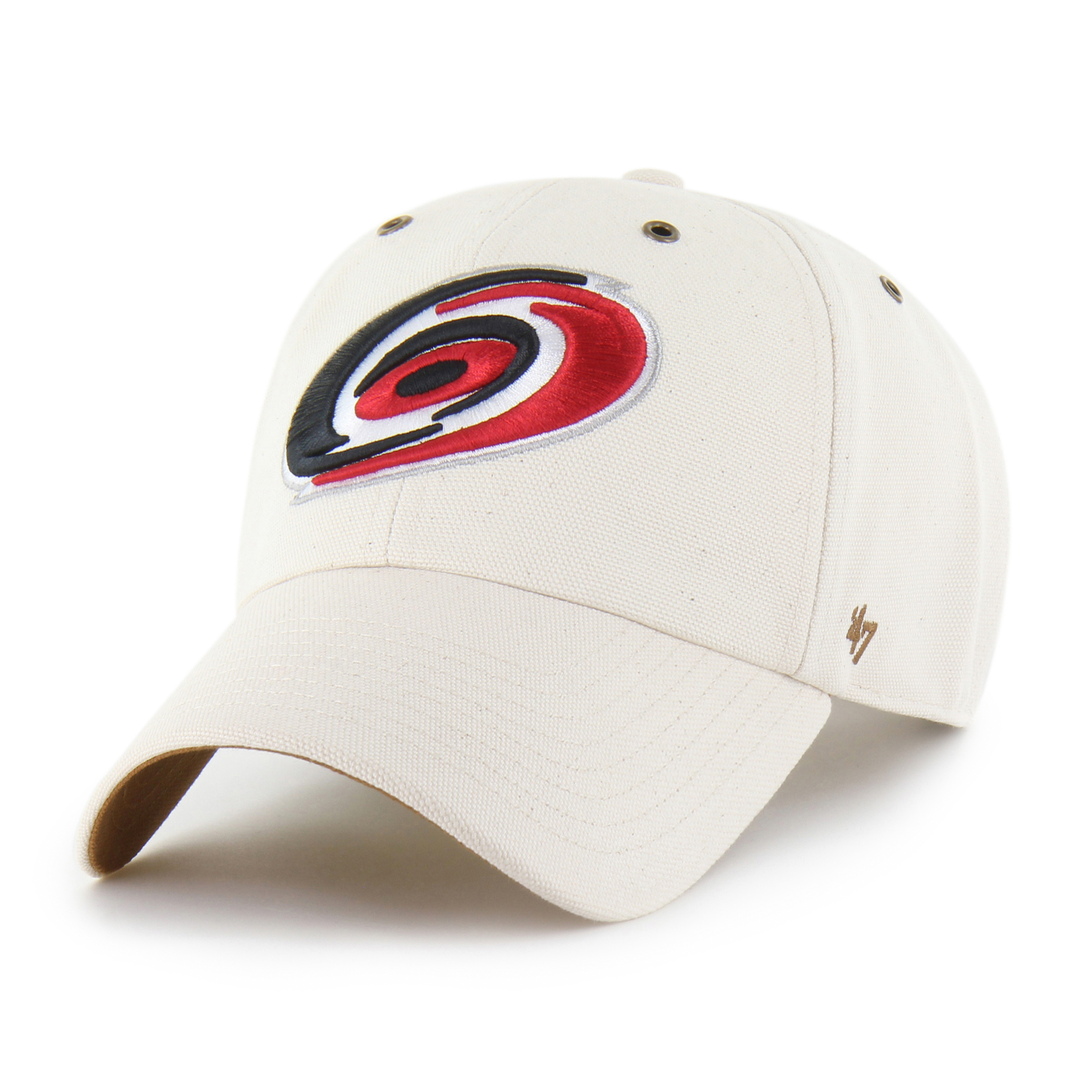 Men's '47 x Carhartt Cream Carolina Hurricanes Undyed Clean Up Adjustable Hat