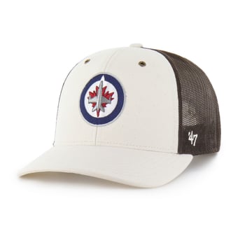 Men's '47 x Carhartt Cream Winnipeg Jets Undyed Trucker Adjustable Hat