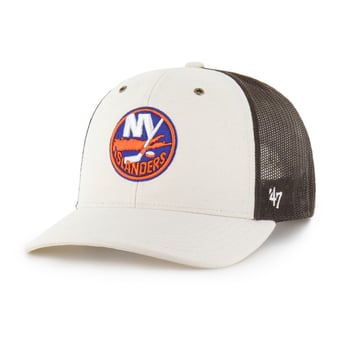 Men's '47 x Carhartt Cream New York Islanders Undyed Trucker Adjustable Hat