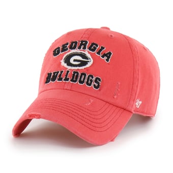 Men's '47 Red Georgia Bulldogs Seymoore Clean Up Adjustable Hat