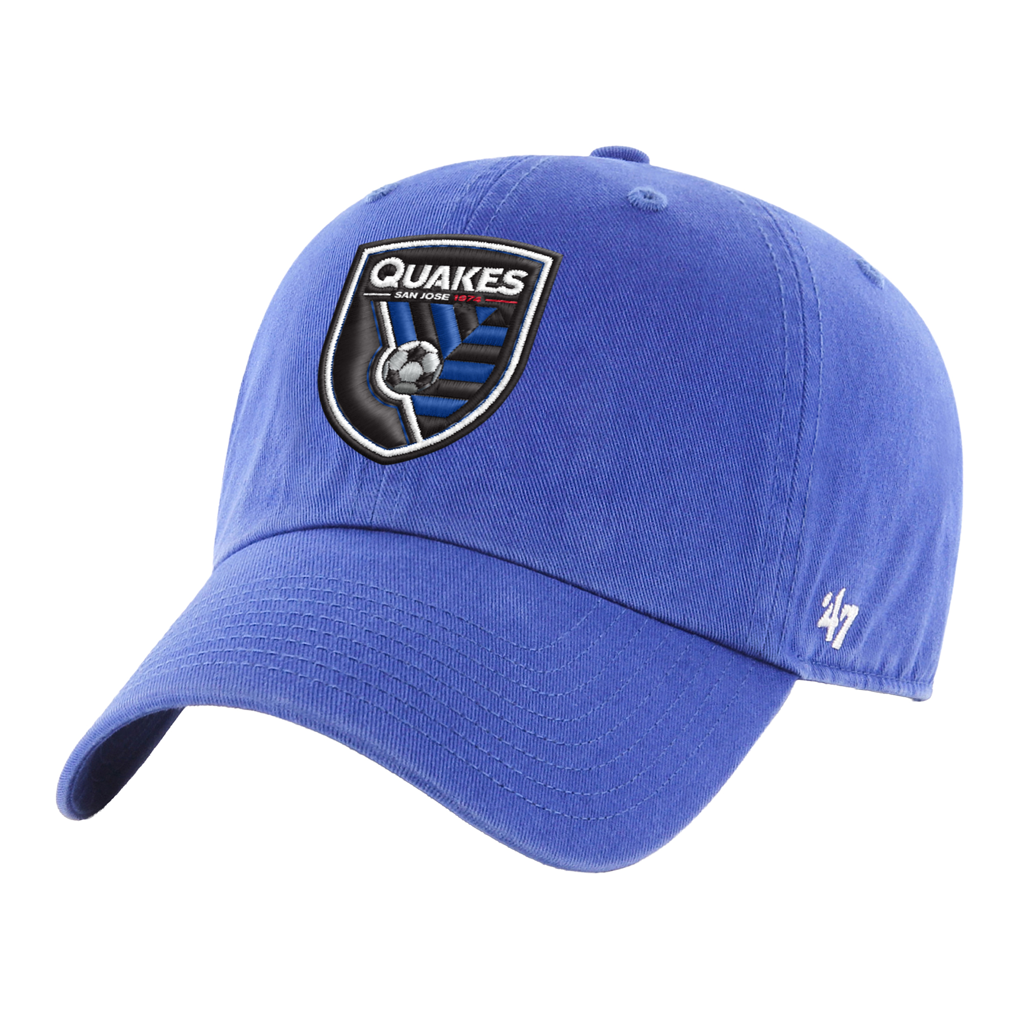 Men's '47 Royal San Jose Earthquakes Clean-Up Adjustable Hat