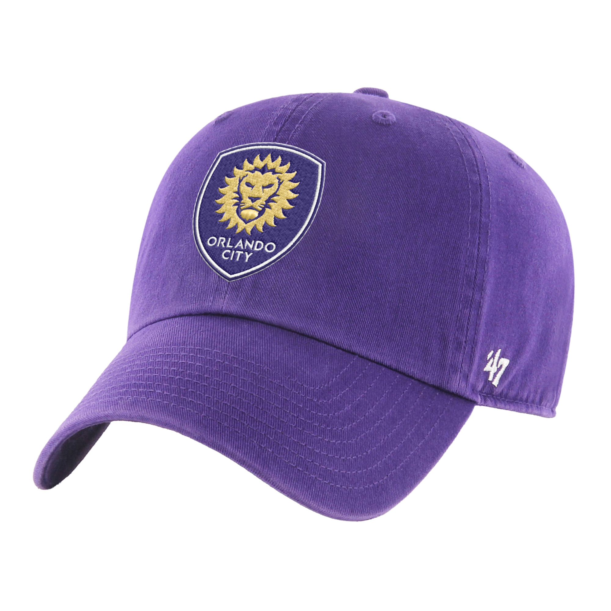 Men's '47 Purple Orlando City SC Clean-Up Adjustable Hat