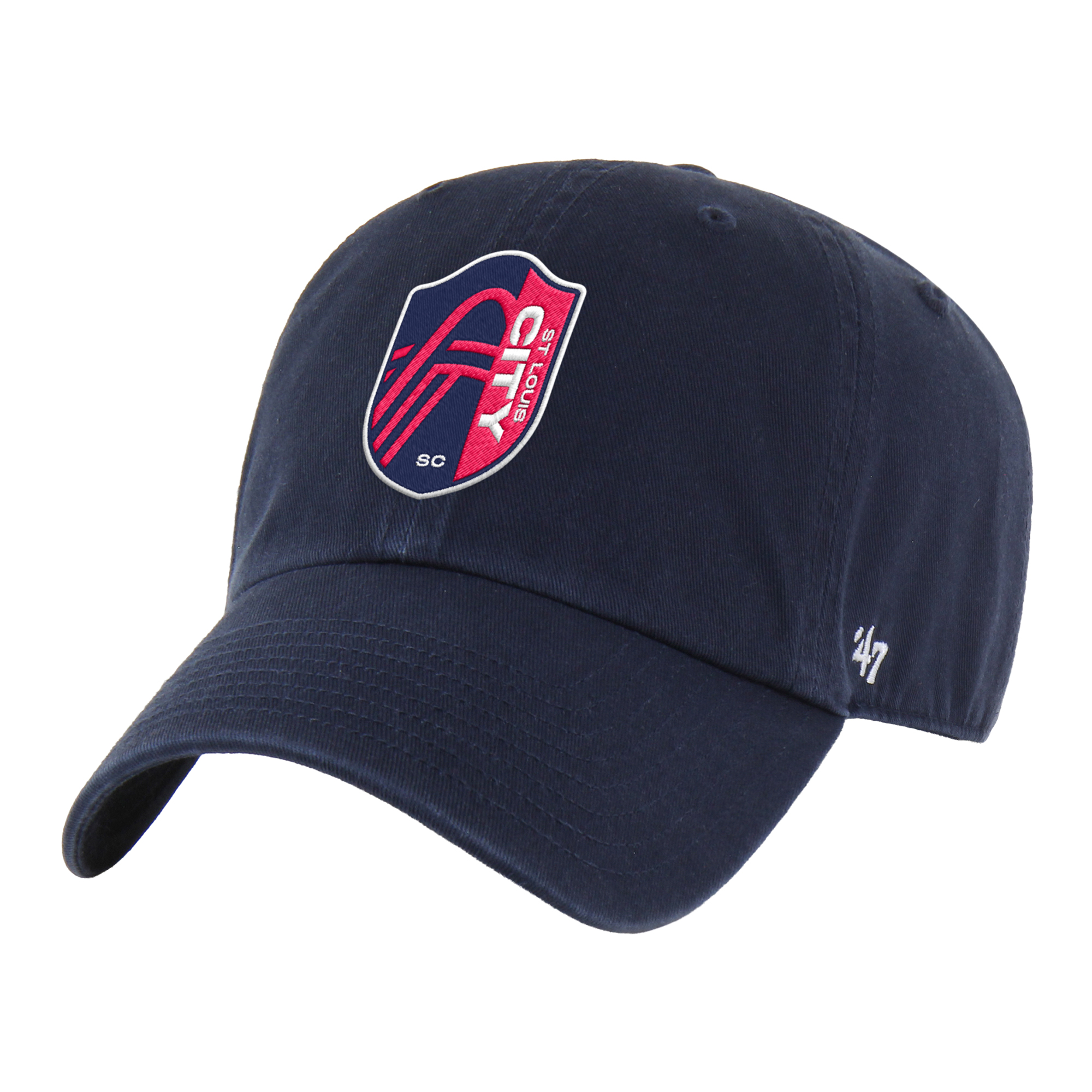 Men's '47 Navy St. Louis CITY SC Clean-Up Adjustable Hat