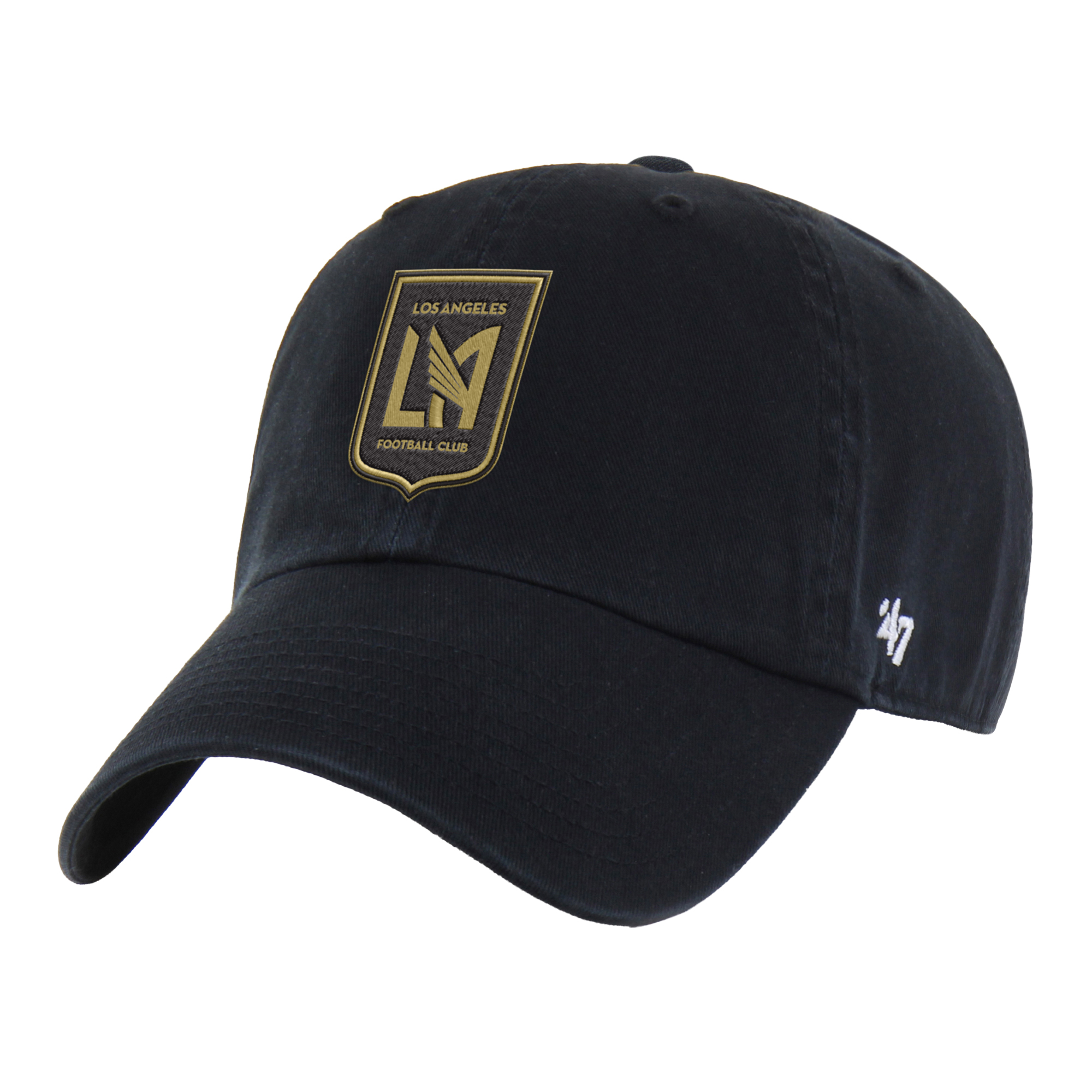 Men's '47 Black LAFC Clean-Up Adjustable Hat