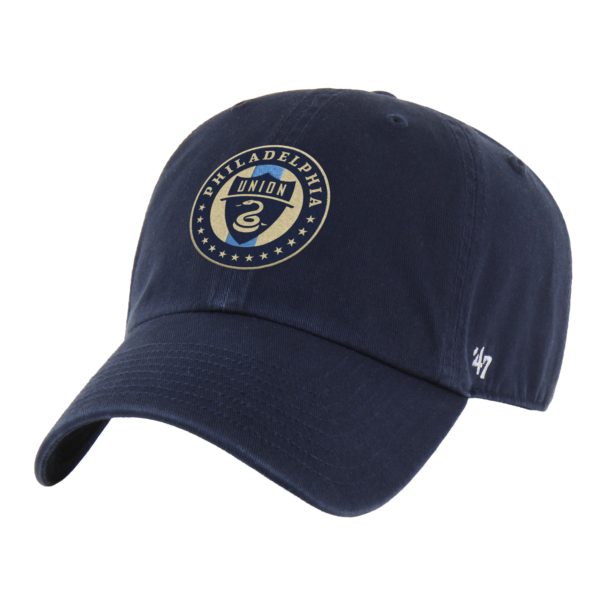 Men's '47 Navy Philadelphia Union Clean-Up Adjustable Hat