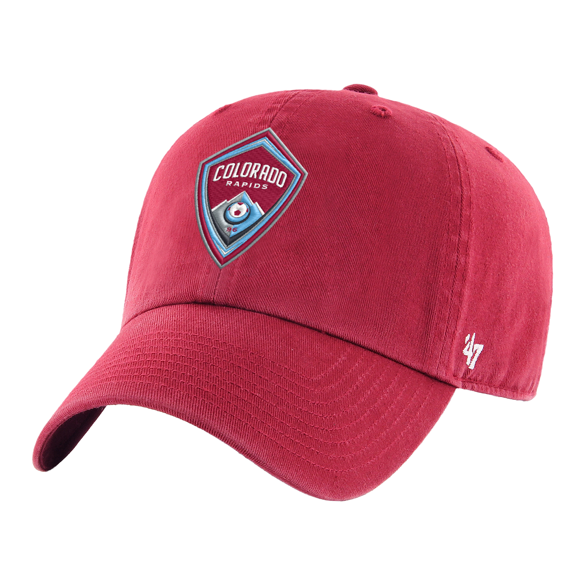 Men's '47 Red Colorado Rapids Clean-Up Adjustable Hat
