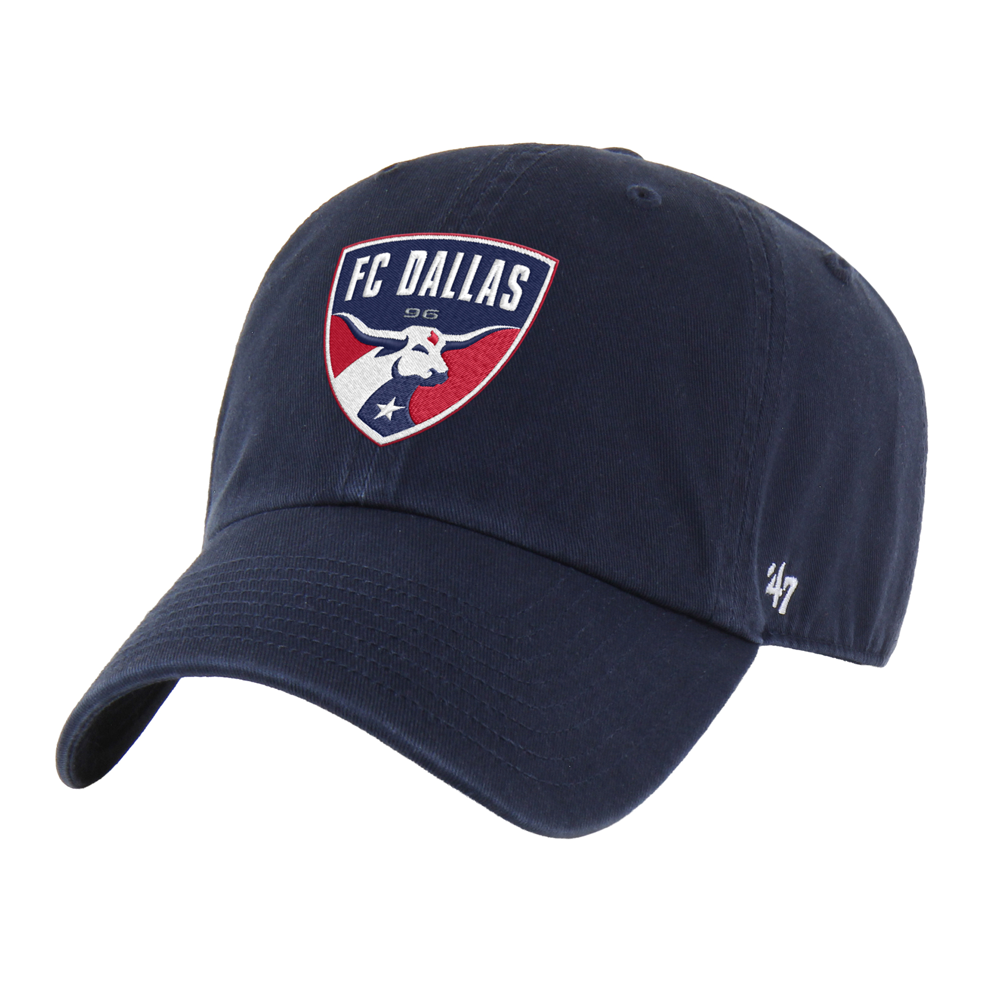 Men's '47 Navy FC Dallas Clean-Up Adjustable Hat