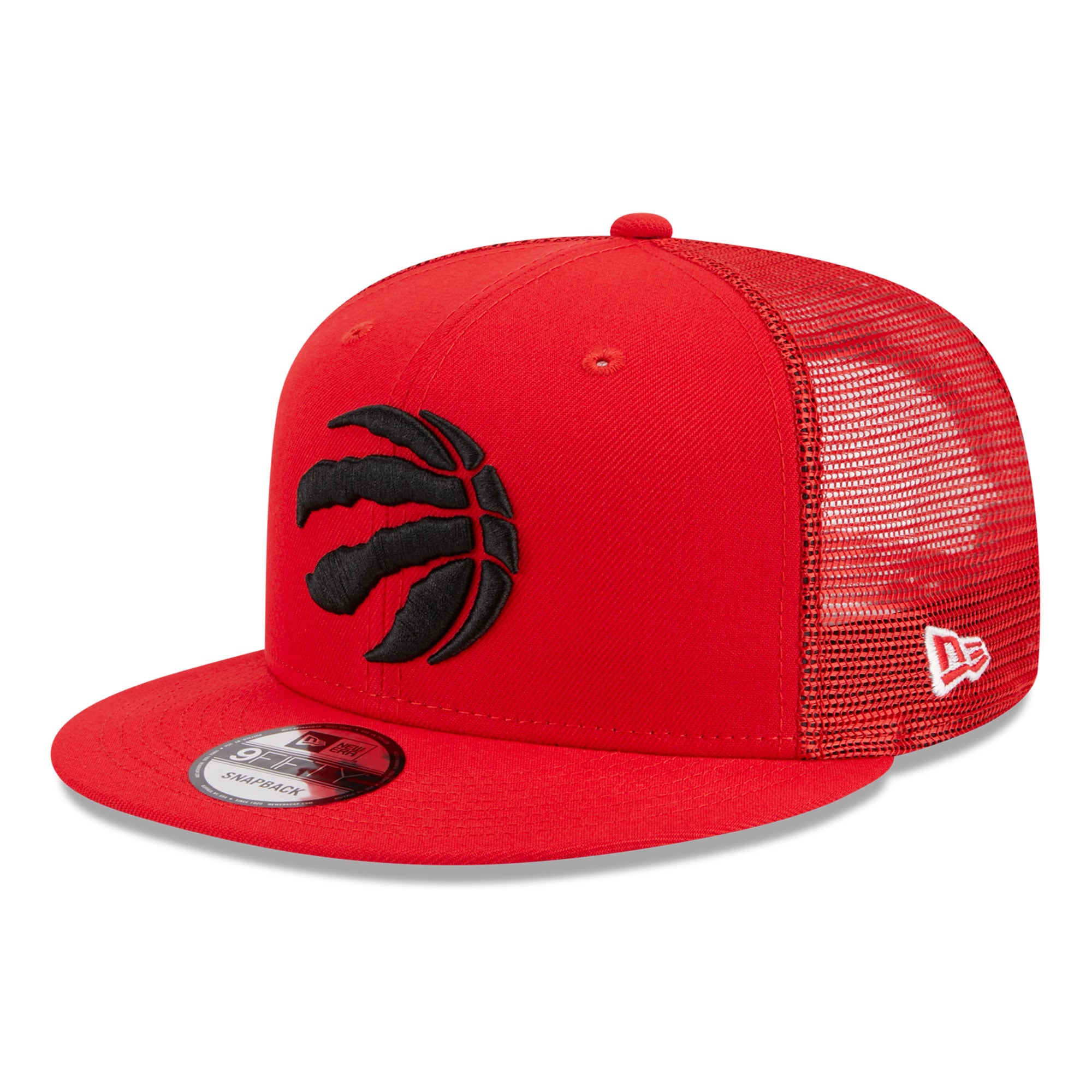 Men's New Era Red Toronto Raptors 9FIFTY Trucker Snapback Hat