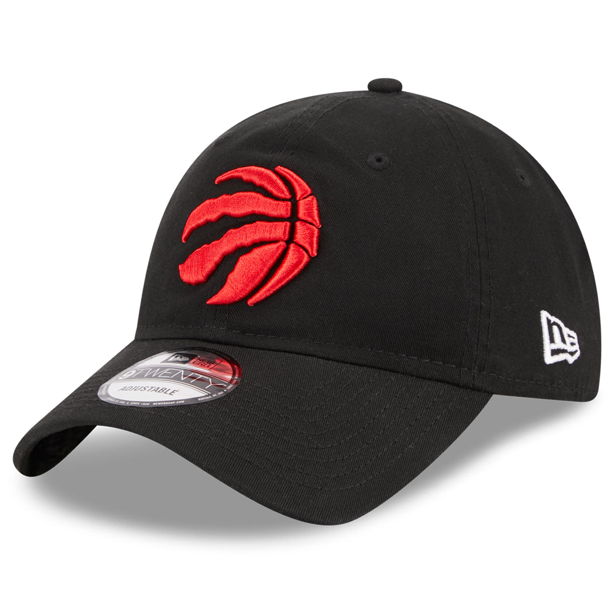 Men's New Era Black Toronto Raptors 9TWENTY Adjustable Hat