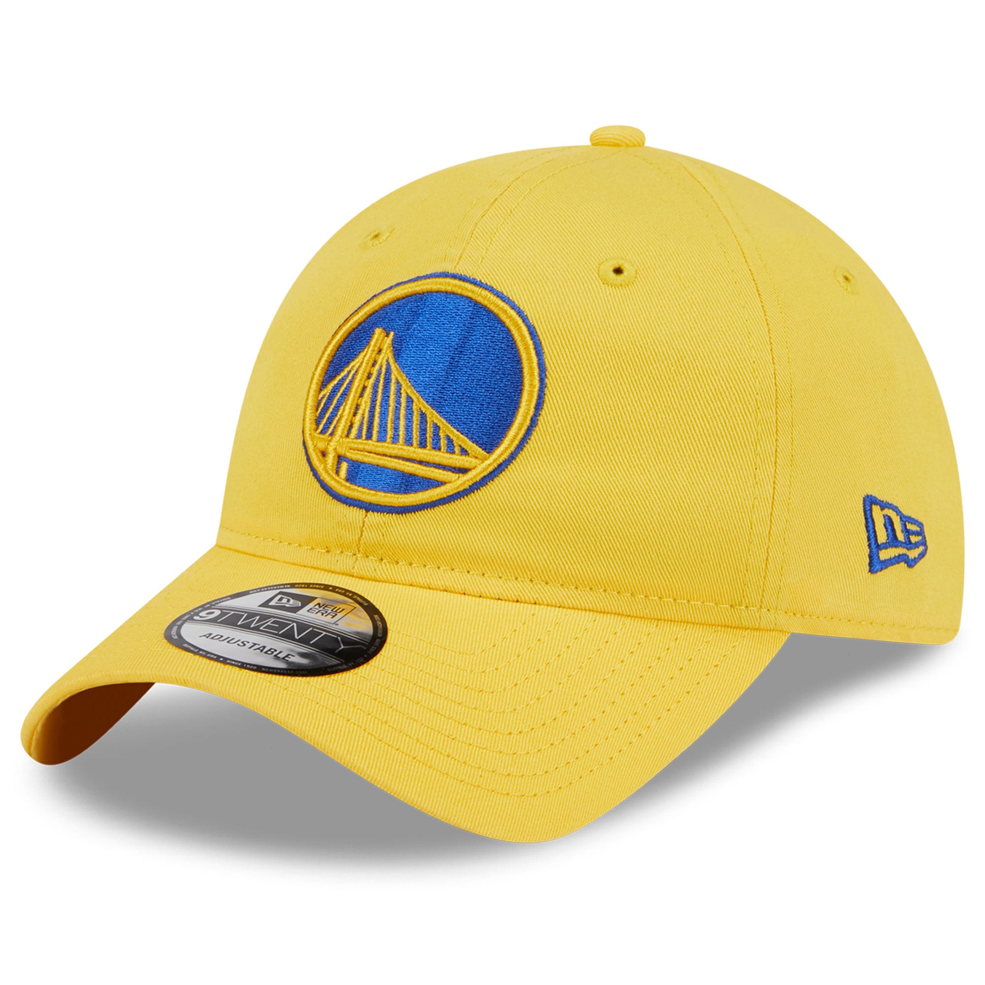 Men's New Era  Gold Golden State Warriors 9TWENTY Adjustable Hat