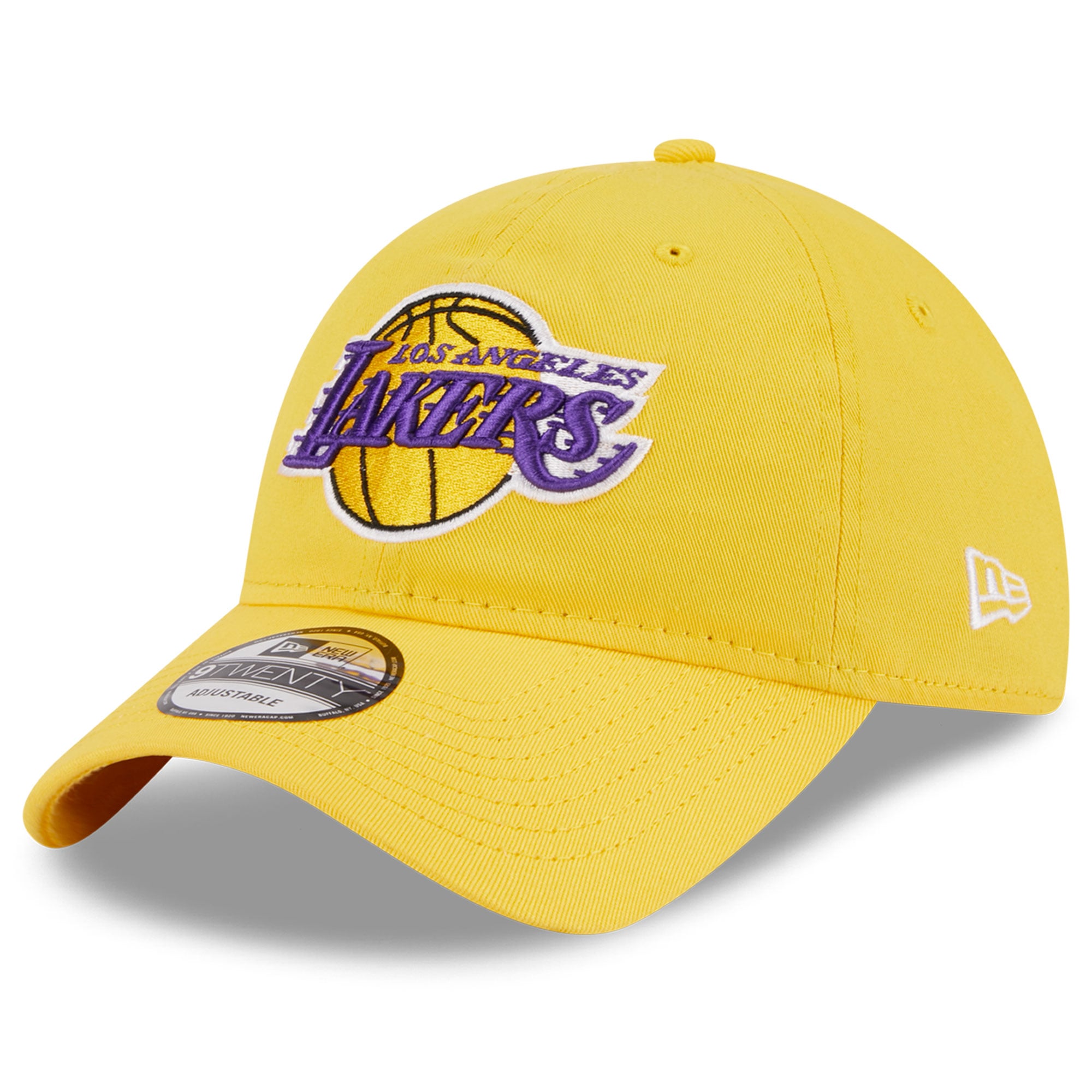 Men's New Era Gold Los Angeles Lakers 9TWENTY Adjustable Hat