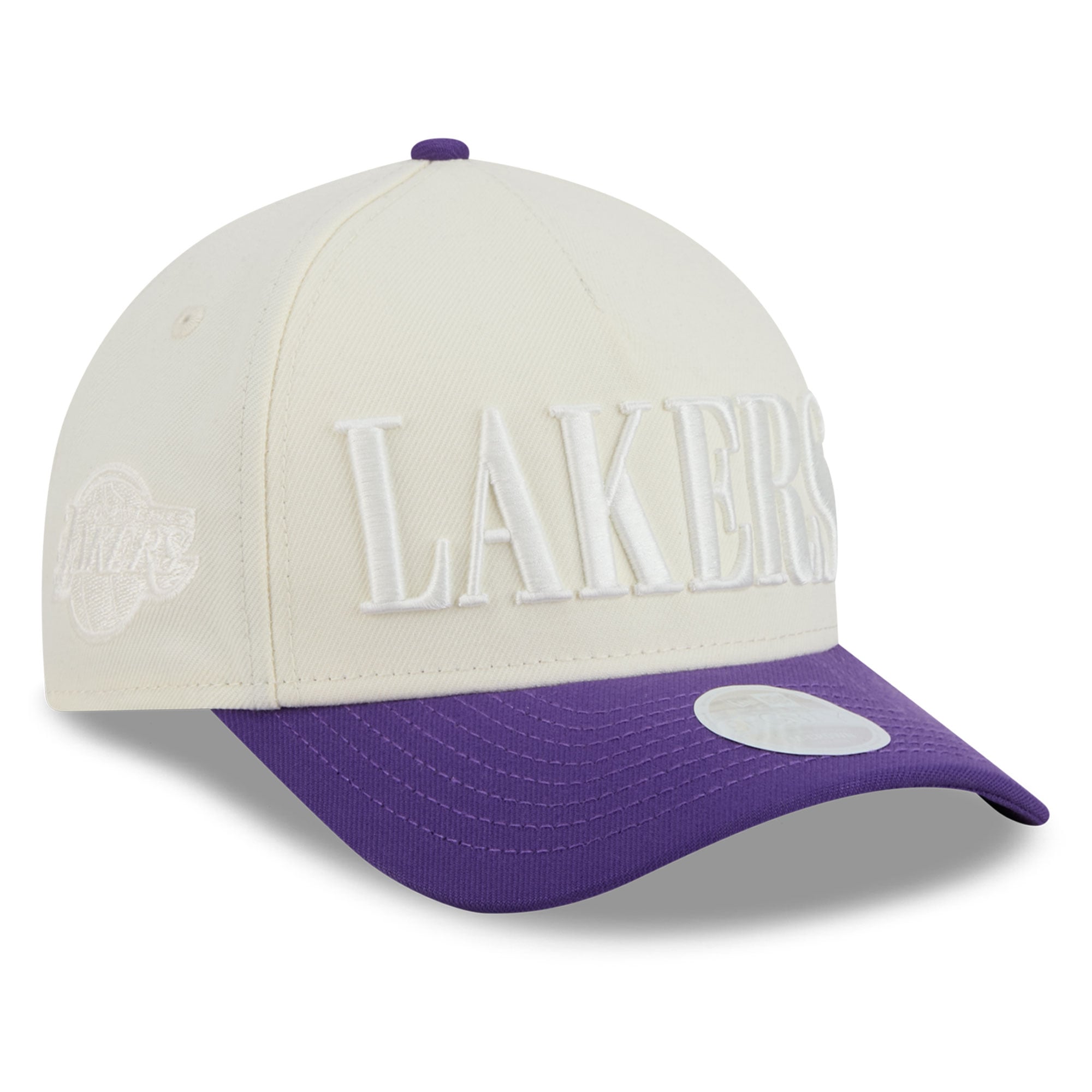 Women's New Era Purple/White Los Angeles Lakers 2-Tone Tonal 9FORTY M-Crown A-Frame Adjustable Hat