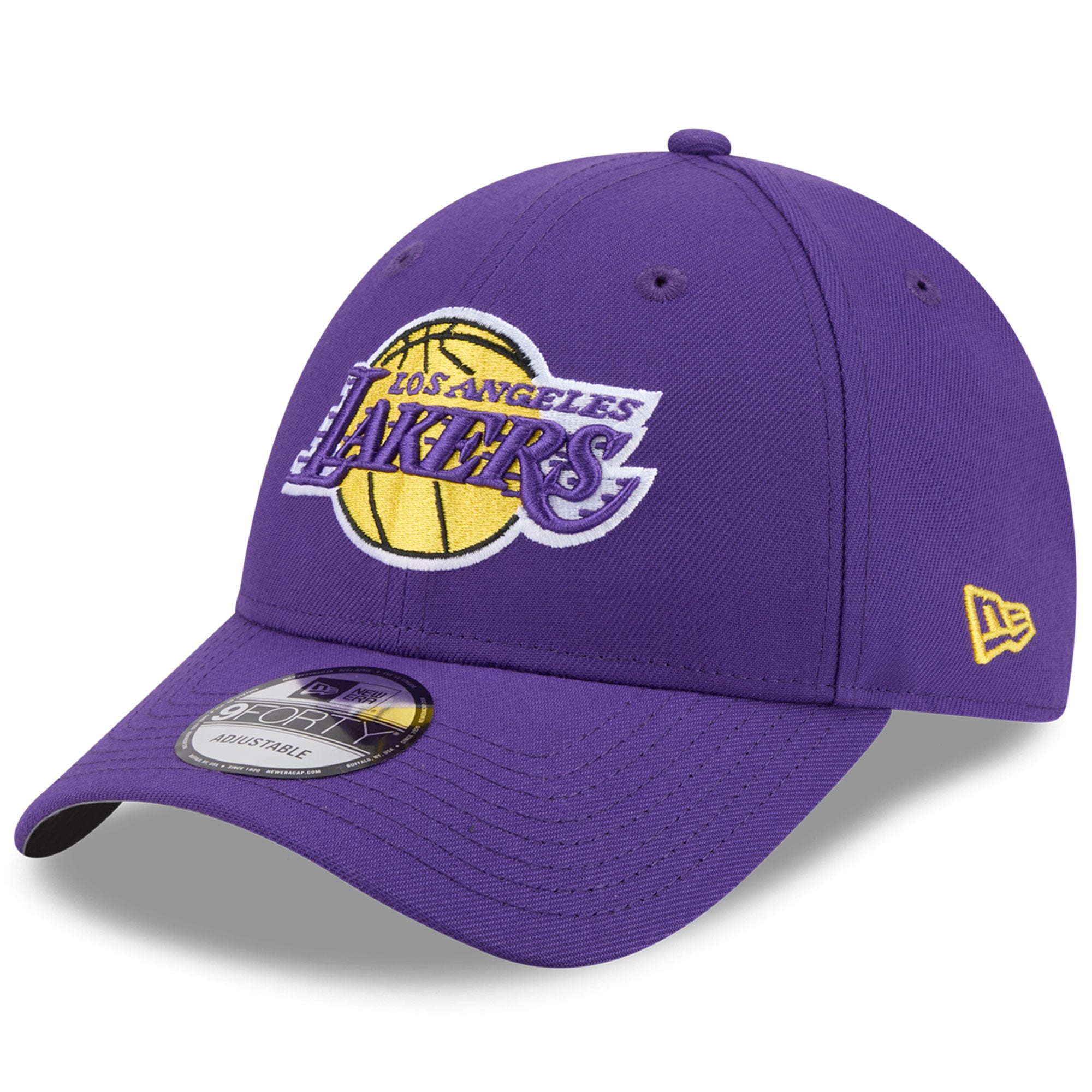 Men's New Era Purple Los Angeles Lakers 9FORTY Adjustable Hat