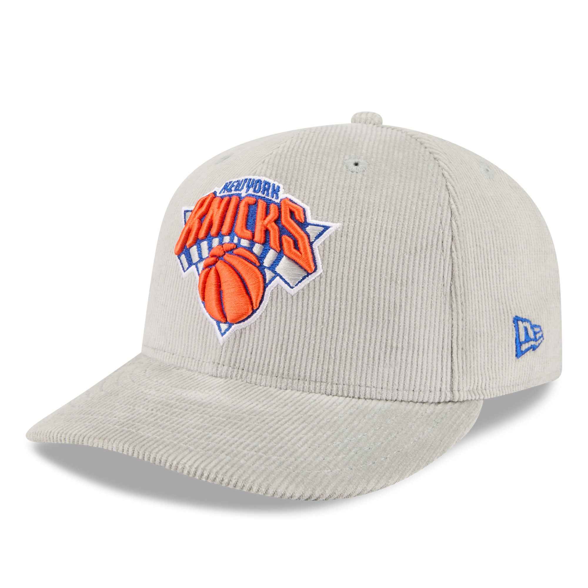 Men's New Era Gray New York Knicks Corduroy 59FIFTY Fitted Hat