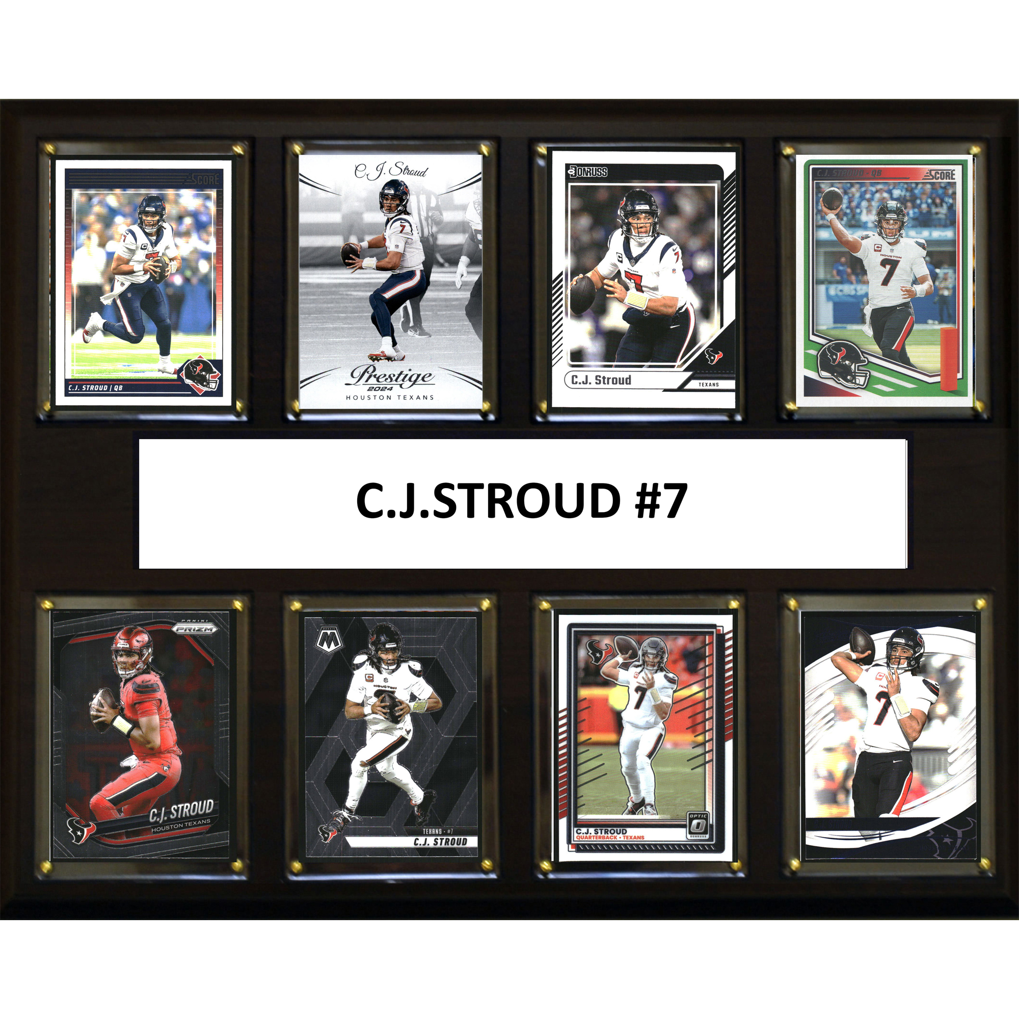 C.J. Stroud Houston Texans 12" x 15" Trading Card Plaque