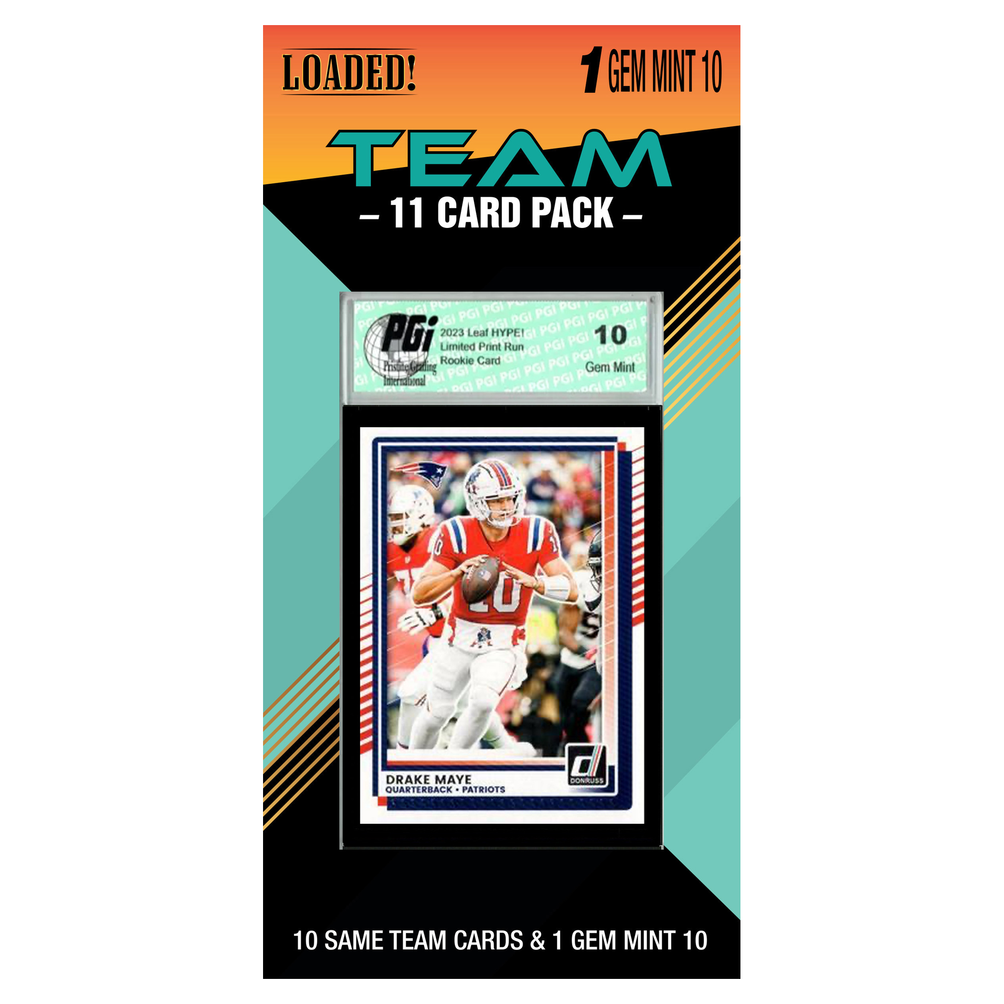 New England Patriots Team Trading Card Pack