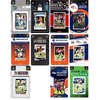 Denver Broncos Multi-Season Trading Card Team Sets