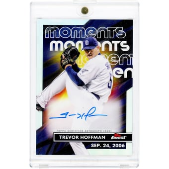 Trevor Hoffman San Diego Padres Autographed 2023 Topps Finest Moments #FMA-TH Card