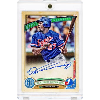Vladimir Guerrero Montreal Expos Autographed 2019 Topps GQ #GQA-VGS Card