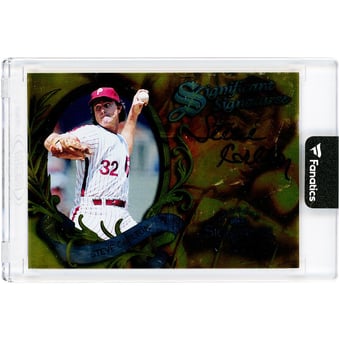 Steve Carlton Philadelphia Phillies Autographed 1997 Donruss Signature Series Significant Signatures #NNO #1029/2000 Card