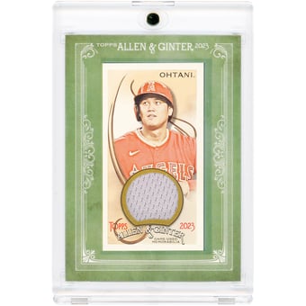 Shohei Ohtani Los Angeles Angels 2023 Topps Allen & Ginter Mini Framed Game Used Relic #MFR-SO Card