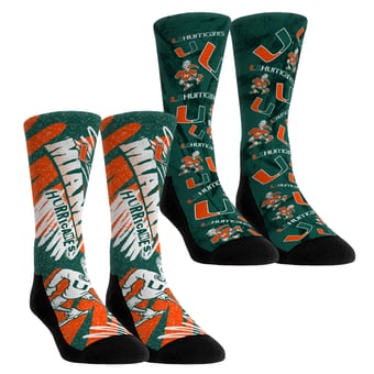 Miami Hurricanes Socks