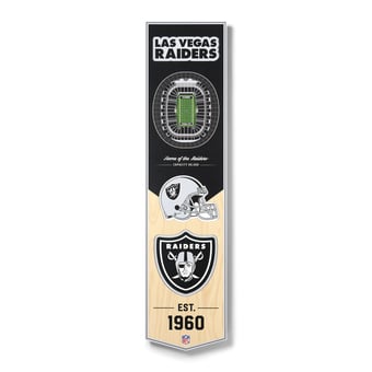 Las Vegas Raiders 8" x 32" 3D StadiumView Banner